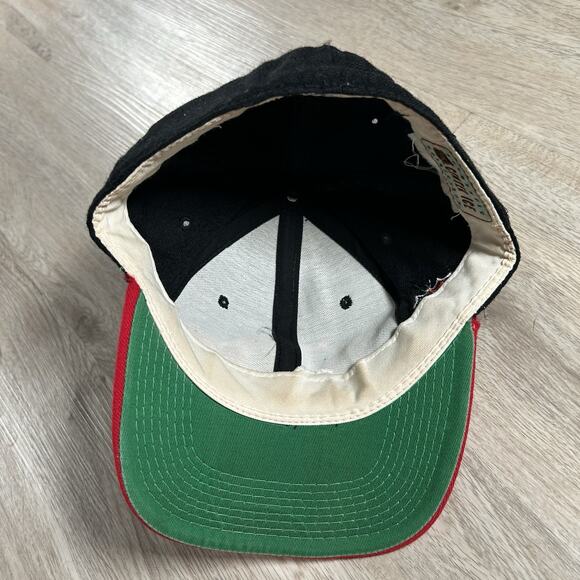 Vintage Sports Specialties Detroit Red Wings Hat Fitted 7 1/8 NHL Black Wool - Picture 3 of 8